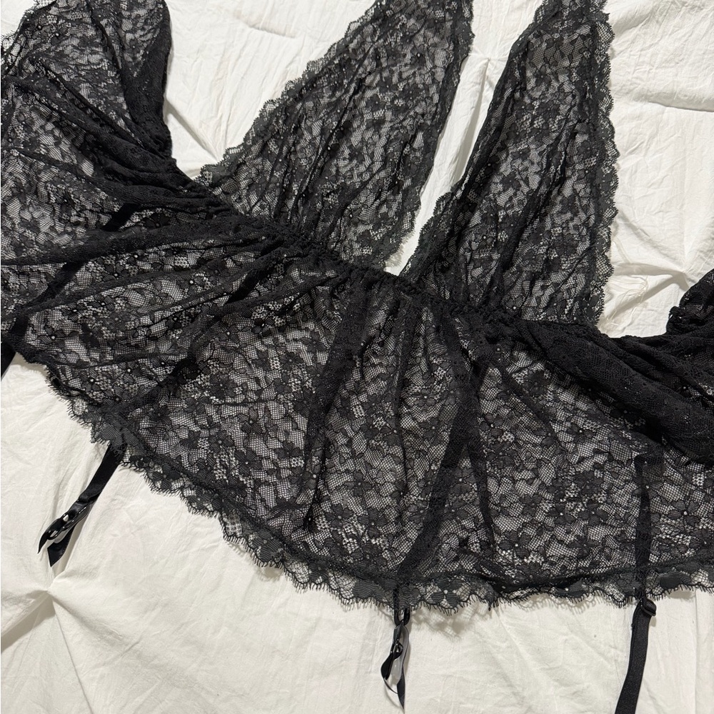 Victoria's Secret Black Teddy - Size Small